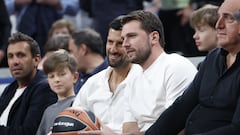 Doncic y Djokovic visitan las instalaciones del Real Madrid Basket