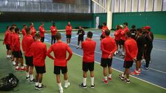El entrenamiento del Atlético previo a enfrentar a Toluca