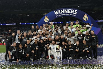 Real Madrid, 2023-2024 Champions League winners. 