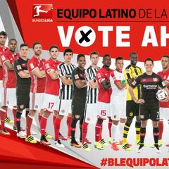 Chicharito y Marco Fabián, en el equipo latino de la Bundesliga