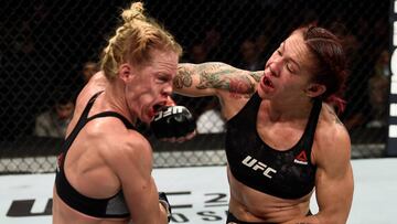 Cyborg retiene el título al vencer a Holm en el UFC 2019