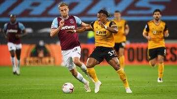 El West Ham se estrena a costa de los Wolves de Jim¨¦nez