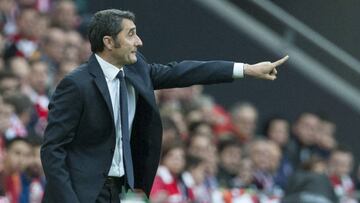 Valverde, durante el partido.