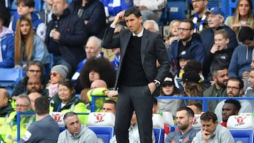 Javi Gracia, en su etapa de entrenador del Watford.