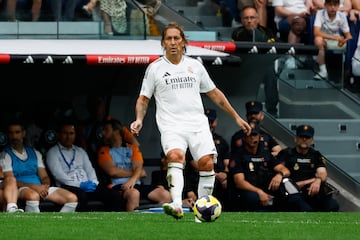 Michel Salgado durante el partido benfico de leyendas XII Corazn Classic Match Real Madrid-Borussia Dortmund.
