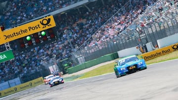 Mortara, en la carrera de hoy en Hockenheim.