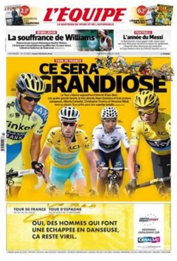 Portadas de la prensa deportiva