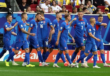 La selección de Eslovaquia.

