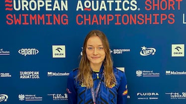 Carmen Weiler, campeona de Europa de 200 espalda.