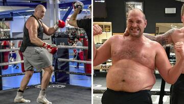 Tyson Fury lo logra: espectacular cambio f&iacute;sico para regresar