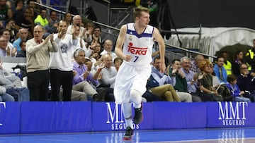 Luka Doncic, durante un partido contra el Joventut de la temporada 2016-17.