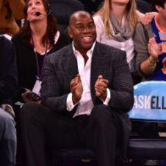 Magic Johnson en la candidatura olímpica de Los Ángeles 2024