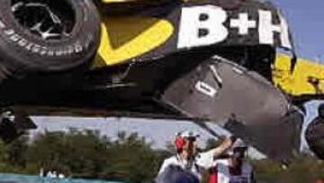 Ralph Firman protagoniza un espectacular accidente