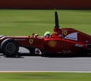 Massa sufre mientras Ferrari espera piezas