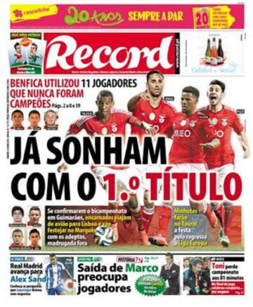 Portadas de la prensa deportiva