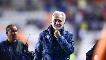 Jesus Martinez of Pachuca group during the Quarter-Final first leg match between Pachuca and America as part of the Liga BBVA MX, Torneo Clausura 2025 at Hidalgo Stadium on May 07, 2025 in Pachuca, Hidalgo, Mexico.
