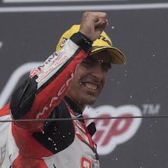 A Simón le encantó la WP-KTM de Moto2 que probó en Brno