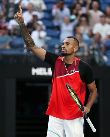 Las reacciones de Nick Kyrgios en su derrota contra Daniil Medvédev