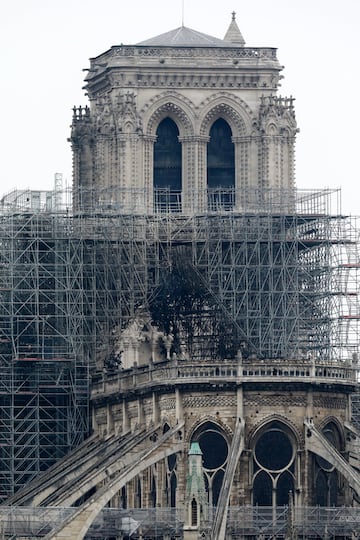 Así ha quedado Notre Dame