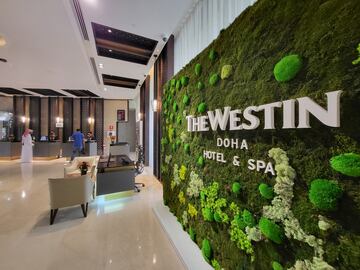 Recibidor del hotel Westin.