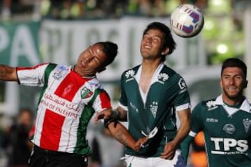 Palestino y Wanderers en la final de vuelta de la liguilla.