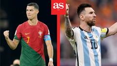 Cristiano Ronaldo y Lionel Messi regresan con sus selecciones tras la Copa del Mundo de Qatar 2022; CR7 juega Eliminatorias de Eurocopa y Messi amistosos.