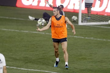 Real Madrid train at the Red Bull Arena in New Jersey