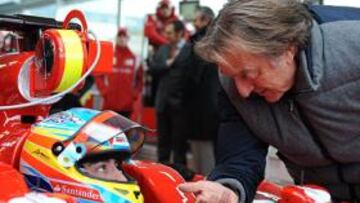 SINTONÍA. Luca di Montezemolo y Fernando Alonso se han entendido muy bien desde el primer momento en el que el español aterrizó en Maranello.