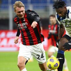 Duván Zapata anota en goleada de Atalanta contra Milan