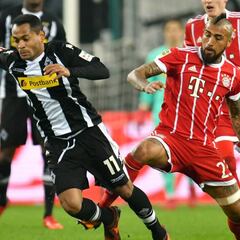 Bayern de Vidal cayó en su visita al Moenchengladbach