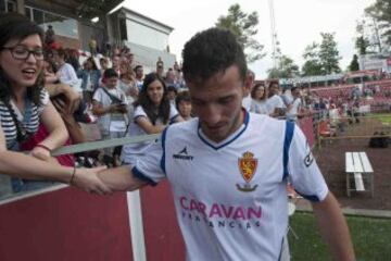 Fernández celebra la victoria de su equipo.