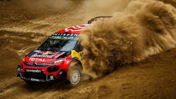 Sebastien Ogier con el Citro&euml;n en Turqu&iacute;a.