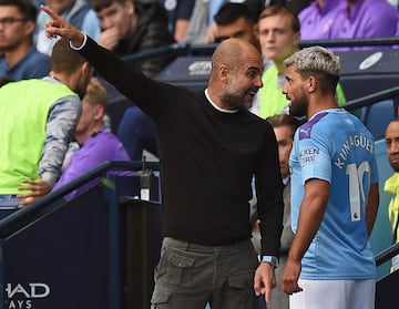 Así fue la bronca entre Agüero y Guardiola
