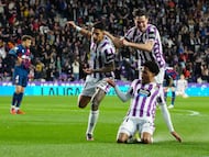 28/02/26 PARTIDO SEGUNDSA DIVISION JORNADA 28
VALLADOLID - HUESCA
PRIMER GOL MARCOS ANDRE 1-0 ALEGRIA