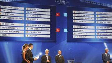 A general view shows the draw for the 2016/2017 UEFA Champions League Cup soccer competition at Monaco&#039;s Grimaldi Forum in Monte Carlo in Monaco, August 25, 2016. REUTERS/Eric Gaillard 