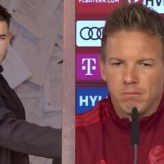 Las palabras de Nagelsmann a Lucas tras saber que puede su condena "por la prensa"