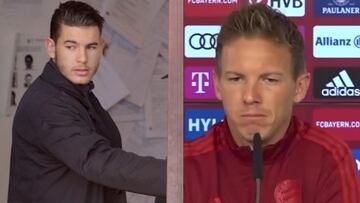 Las palabras de Nagelsmann a Lucas tras saber que puede su condena "por la prensa"