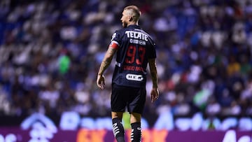 Sergio Ramos of Monterrey during the 7th round match between Puebla and Monterrey as part of the Liga BBVA MX, Torneo Apertura 2025 at Cuauhtemoc Stadium, on August 29, 2025 in Puebla, Mexico.
