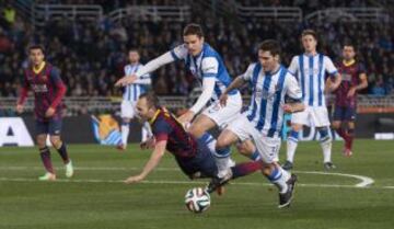 Iniesta con Ansotegi y Zaldua.