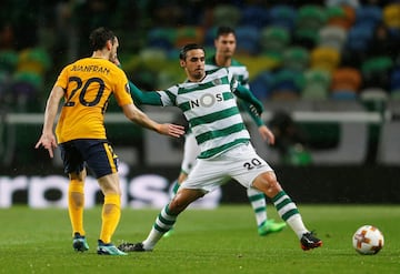 Bryan Ruiz y Juanfran.