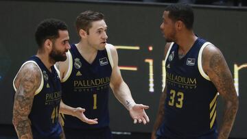 El Real Madrid, durante un partido de la Fase Final ACB 2020