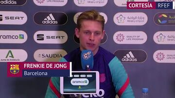 De Jong: "Pedri tiene mucho talento; es un crack"