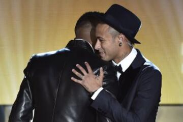 Neymar y Eto'o.