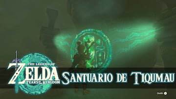 the legend of zelda tears of the kingdom nintendo switch guia santuario tiqumau