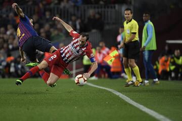 Luis Suárez y Diego Godín.