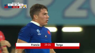 La victoria de Francia ante Tonga deja fuera a Argentina