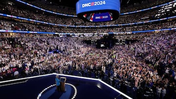 Rumors are circulating in the convention hall that a major performance from Beyoncé or Taylor Swift could come by the end of the night.