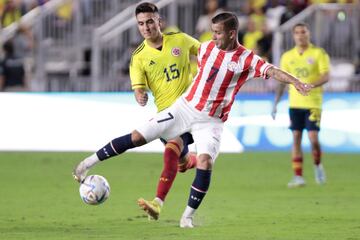 Dávinson Sánchez y Radamel Falcao anotaron en el triunfo 2-0 de Colombia contra Paraguay en el último partido que disputarán los dirigidos por Néstor Lorenzo en el 2022.