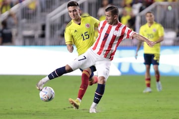 Dávinson Sánchez y Radamel Falcao anotaron en el triunfo 2-0 de Colombia contra Paraguay en el último partido que disputarán los dirigidos por Néstor Lorenzo en el 2022.