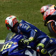 Márquez prefirió salir sexto "a que Rossi aprendiese algo"